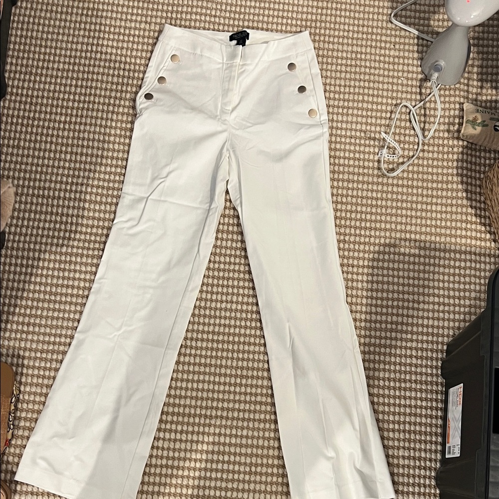 Rachel Zoe Elegant silky White Trousers